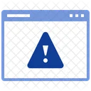 Website Error Web Alert Web Warning Icon