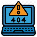Website Error Error 404 Laptop Error Icon