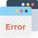 Website Error Webpage Icon
