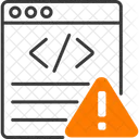 Website Error Error Glitch Icon