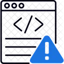 Website Error Error Glitch Icon