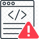 Website Error Error Glitch Icon