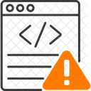 Website Error Error Glitch Icon
