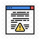 Website Error  Icon
