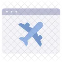 Website flight  Icon