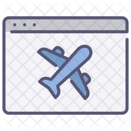 Website flight  Icon