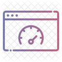 Website Geschwindigkeit Tachometer Rangprufer Symbol