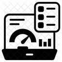 Optimierung Der Website Geschwindigkeit Web Geschwindigkeit Web Dashboard Symbol