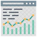 Website Graph Website Chart Online Chart Icon