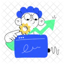 Website Growth  Icon