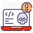 ウェブサイトのハッキング  アイコン