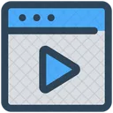 Video Play Streaming Icon