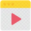 Video Play Streaming Icon