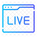 Website Live Stream Icon