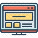 Web Site Coding Icon