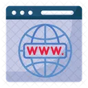 Webpage Domain Networking Icon