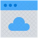 Cloud Computing Website Icon