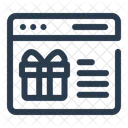 Website Giveaway Gift Icon