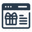 Website Giveaway Gift Icon
