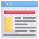 Website Browser E Learning Icon