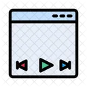 Webpage Browser Online Icon