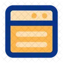 Website Webpage Web Layout Icon