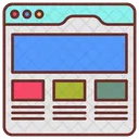 Website Internet Site Landing Page Icon