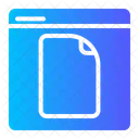 Website Data Transfer Sync Icon