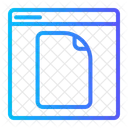 Website Data Transfer Sync Icon