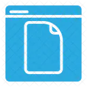 Website Data Transfer Sync Icon