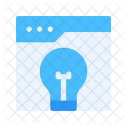 Website Idea  Icon