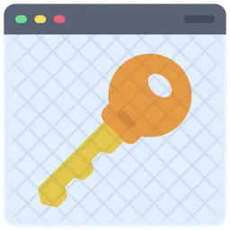 Website Key  Icon