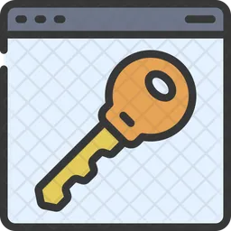 Website Key  Icon
