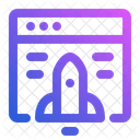 Website Launch  Icon