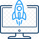 Website launch  Icon