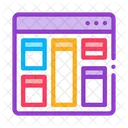 Web Site Layout Icon