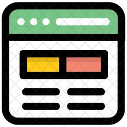 Website layout  Icon