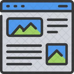 Website Layout  Icon