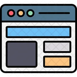 Website layout  Icon