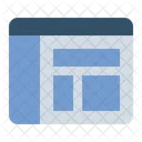 Website Layout  Icon