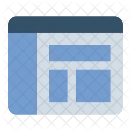 Website Layout  Icon