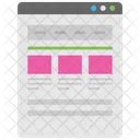 Website Layouts  Icon