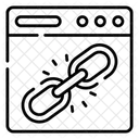 하이퍼링크 링크 웹사이트 아이콘