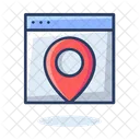 Website Location  Icon