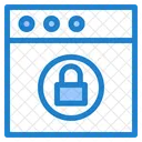 Website Lock Website Security Web Protection Icon