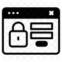 Website lock  Icon