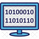 Website Logarithm Barcode Binary Icon