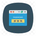 Website Login Password Unlock Icon