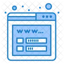 Website Login Web Login Login Password Icon