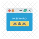 Website Login Password Unlock Icon
